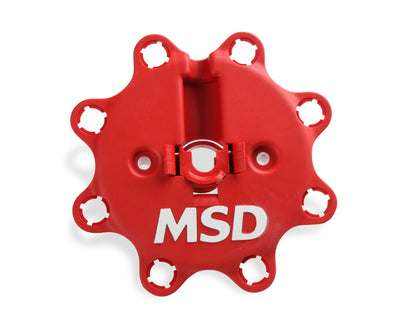 FrontDrive Dist W/ ADJ. Hall Sensor, BBC - MSD Front Drive Distributor with Adjustable Cam Sync