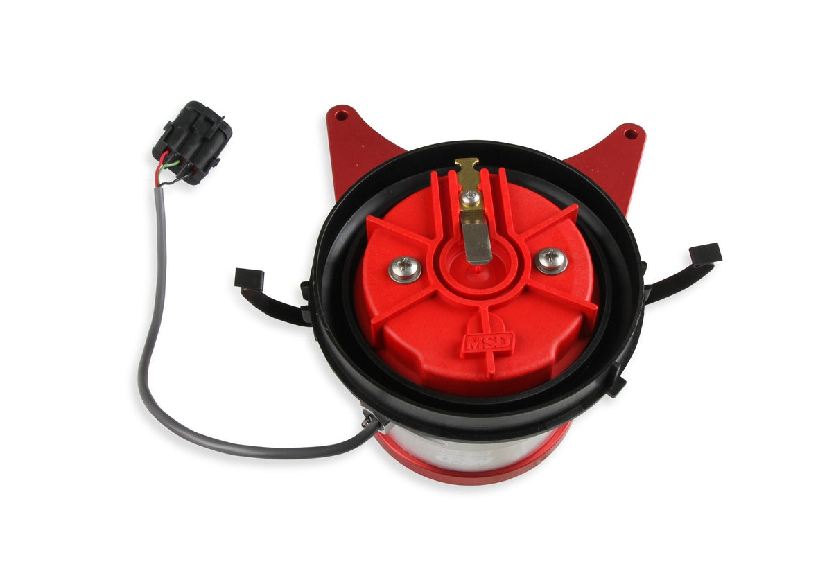 MSD Front Drive Distributor with Adjustable Cam Sync - Photo - out of package Top