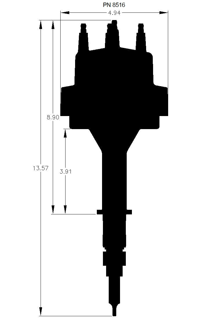 AMC Jeep 232-258 Distributor - Photo - Primary Top