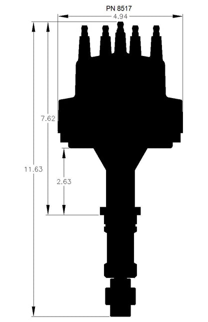 Distributor, Buick V8 Billet, 400-455 - Buick V8 400-455 Billet Distributor