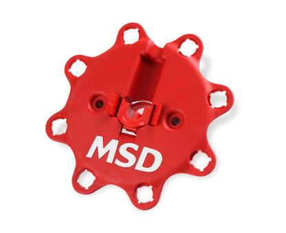 FrontDrive Dist W/ ADJ. Hall Sensor, BBC - MSD Front Drive Distributor with Adjustable Cam Sync