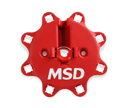 FrontDrive Dist W/ ADJ. Hall Sensor, BBC - MSD Front Drive Distributor with Adjustable Cam Sync