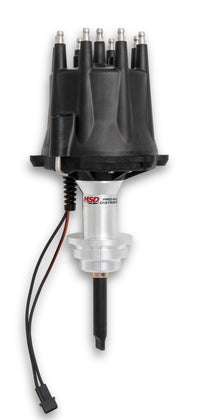 Distributor, Chrysler 318,360 w/Blk Cap - MSD Black Chrysler 318-360 Pro-Billet Distributor