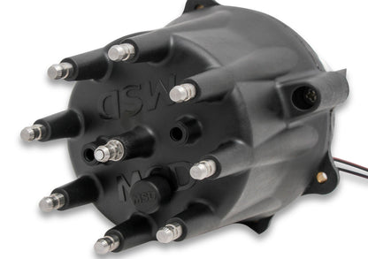 MSD Black Chrysler 318-360 Pro-Billet Distributor - Photo - out of package Back