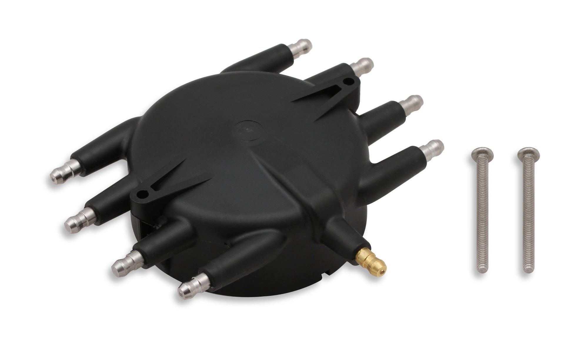Crab Style Distributor Cap, Black - Photo - Primary Front