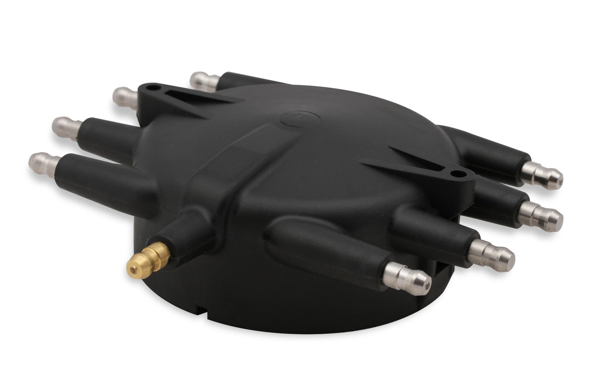 Crab Style Distributor Cap, Black - Photo - out of package Right