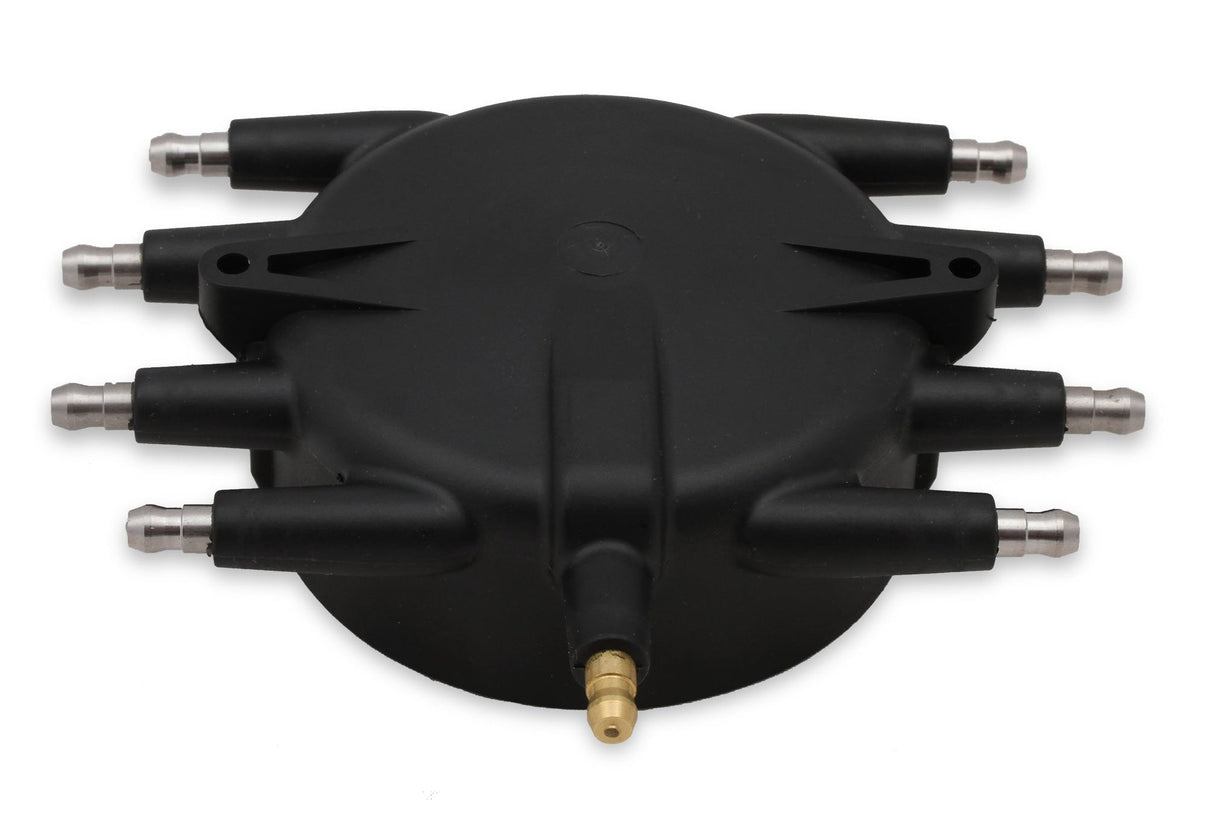 Crab Style Distributor Cap, Black - Photo - out of package Left