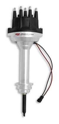 Distributor, Chrysler 426,440 w/Blk Cap - MSD Black Chrysler 426, 440 Pro-Billet Distributor