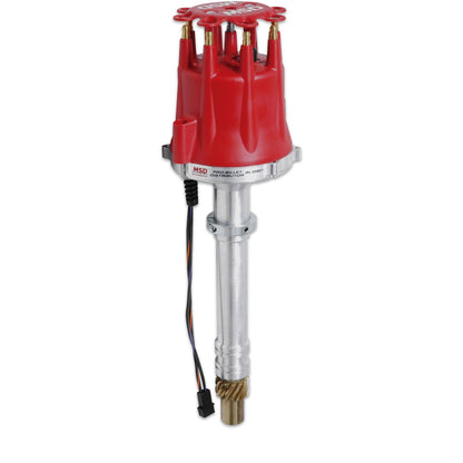 Distr,Chevy V8,Pro-Bill,locked,cap,rotor - Chevy V8 Pro-Billet Distributor