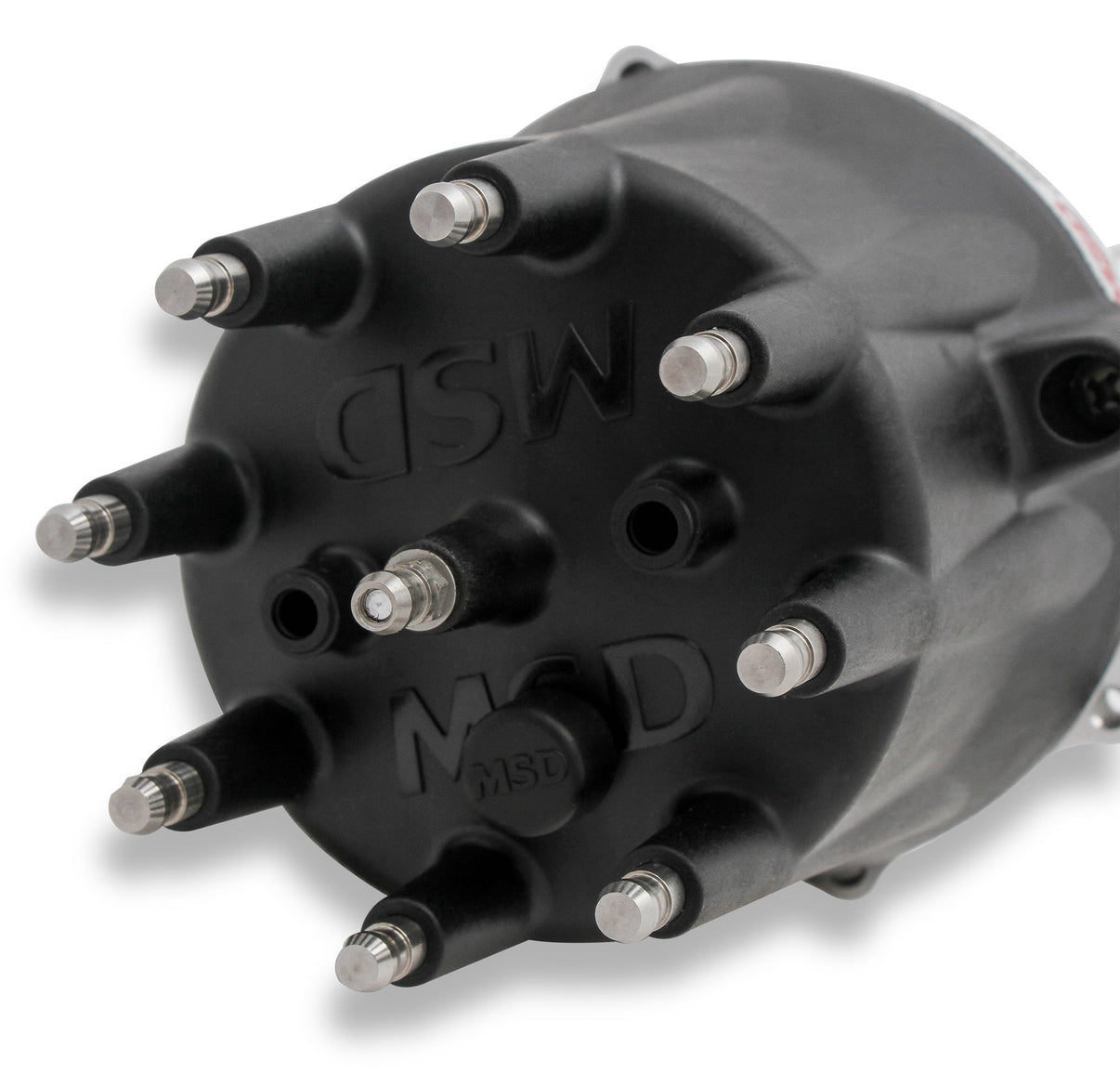 Chevy V8 Pro-Billet Distributor w/Black Cap - Photo - out of package Left