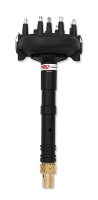 Dist., Tall Block ChevyV8, L.P, Black - Tall Block Chevy V8 Crank Trigger Distributor