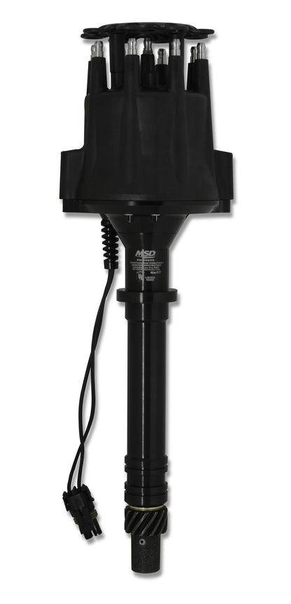 Chevy V8 Marine Certified Distributor-Black - Photo - Primary Front