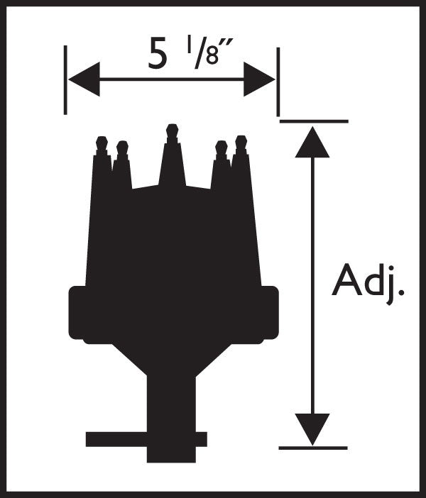 Flathead Ford Ready-to-Run Distributor for '49-'53 - Photo - Primary Angle