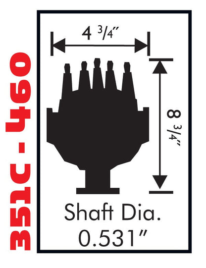 Distributeur Ford 351C-460, ProBillet, petit capuchon - Distributeur Ford 351C-460 Pro Billet