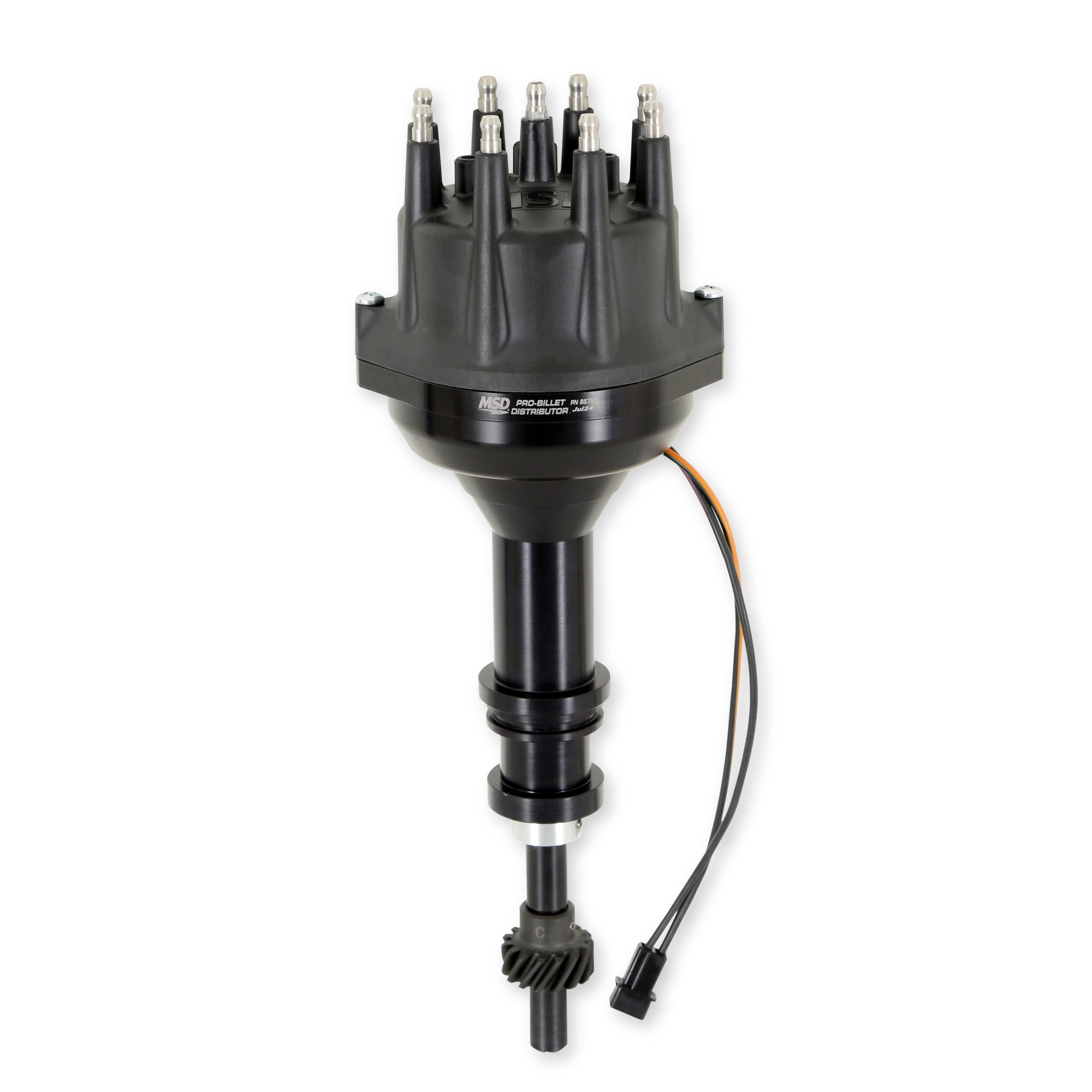 MSD Black Ford 351W Pro-Billet Distributor - Photo - Primary Front