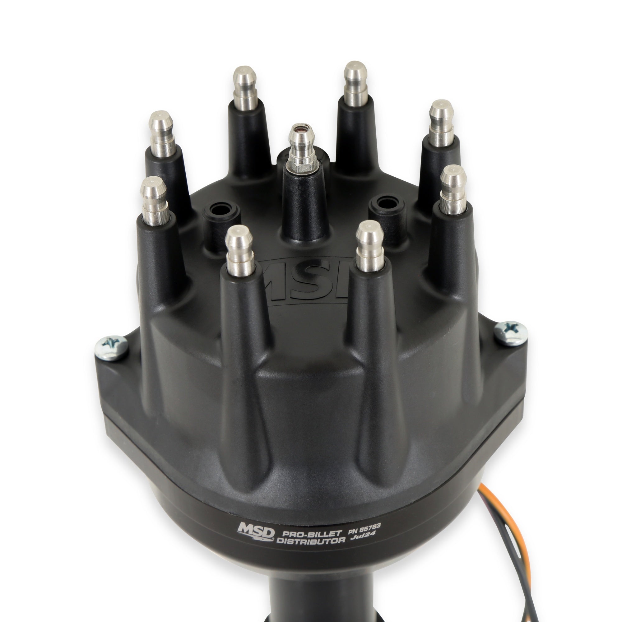 MSD Black Ford 351W Pro-Billet Distributor - Photo - out of package Left
