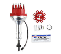 Dist.Ford 351W,Billet,SmallCap,SteelGear - MSD Distributor, Ford 351W, Billet, Small Cap, Steel Gear