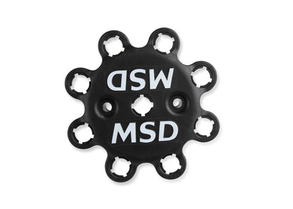 BLACK DIST FORD302,PROBLLT,SMLCAP,STL GR - MSD Black Distributor Ford 289-302, Pro Billet, Small Cap, Steel Gear