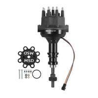 MSD Black Dist. Ford302, ProBllt,SmallCa - MSD Black Ford 289/302 Pro-Billet Distributor