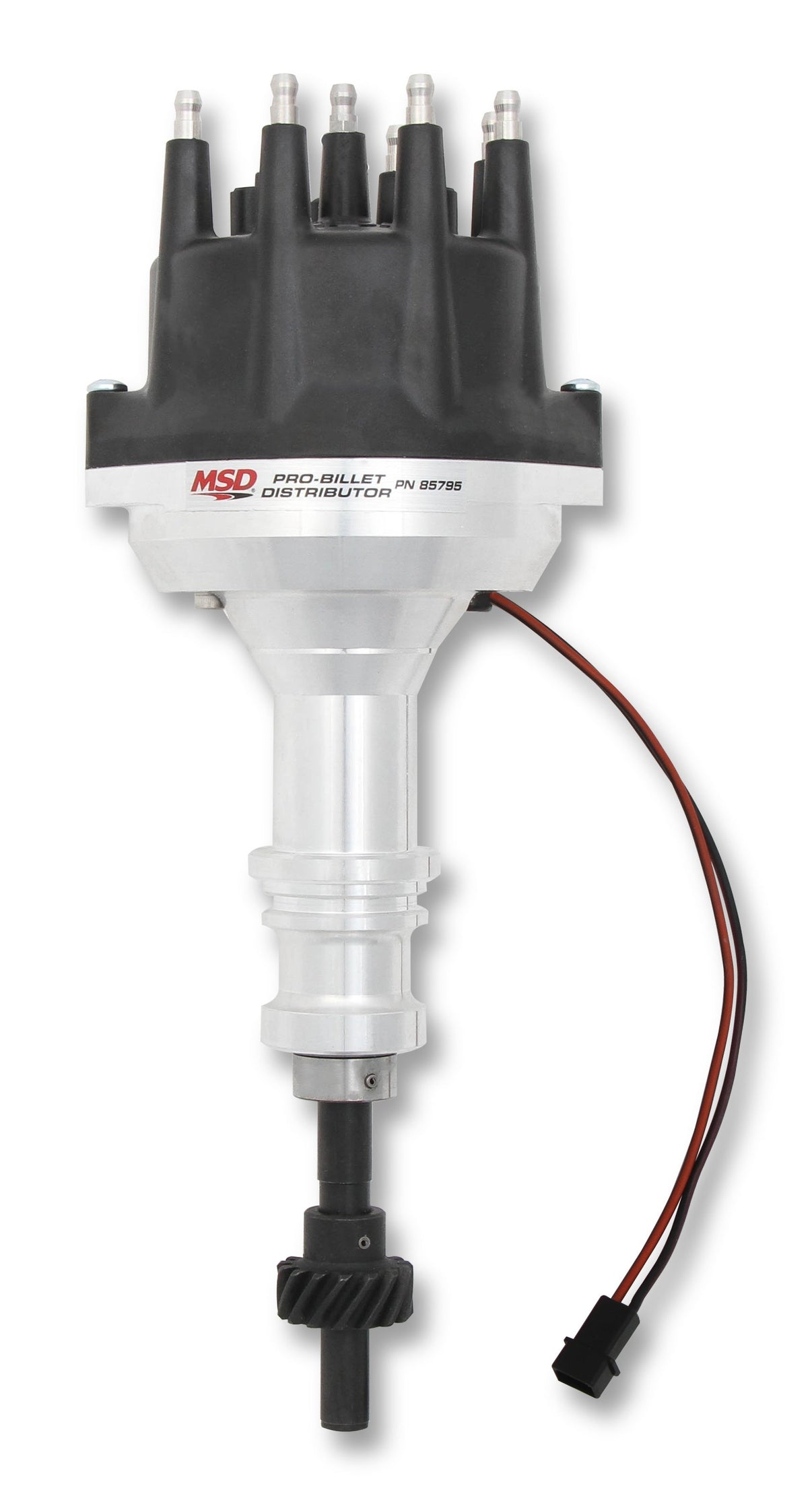 Ford 289-302 Small Diameter Black Cap Pro-Billet Distributor - Photo - Primary Front