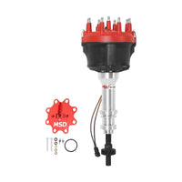 Dist, Steel Gear, Ford V8, 351C, 460 - Ford V8 351C-460 Billet Distributor, STEEL GEAR