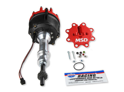 Distributor, Billet Ford 351W, for Edelbrock Victor Jr, w/Steel Gear - Photo - out of package Right