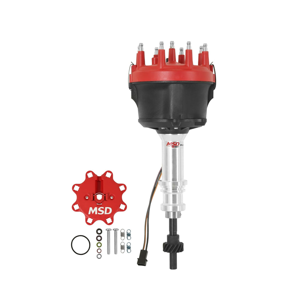 MSD Billet Distributor - Ford - Small Block - Iron Gear - Photo - Primary Front