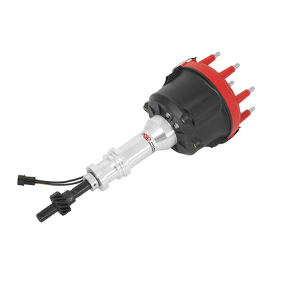 Distributeur, Ford 351W, avec engrenage à rouleaux en acier - Distributeur Ford 351W à engrenages en acier usiné