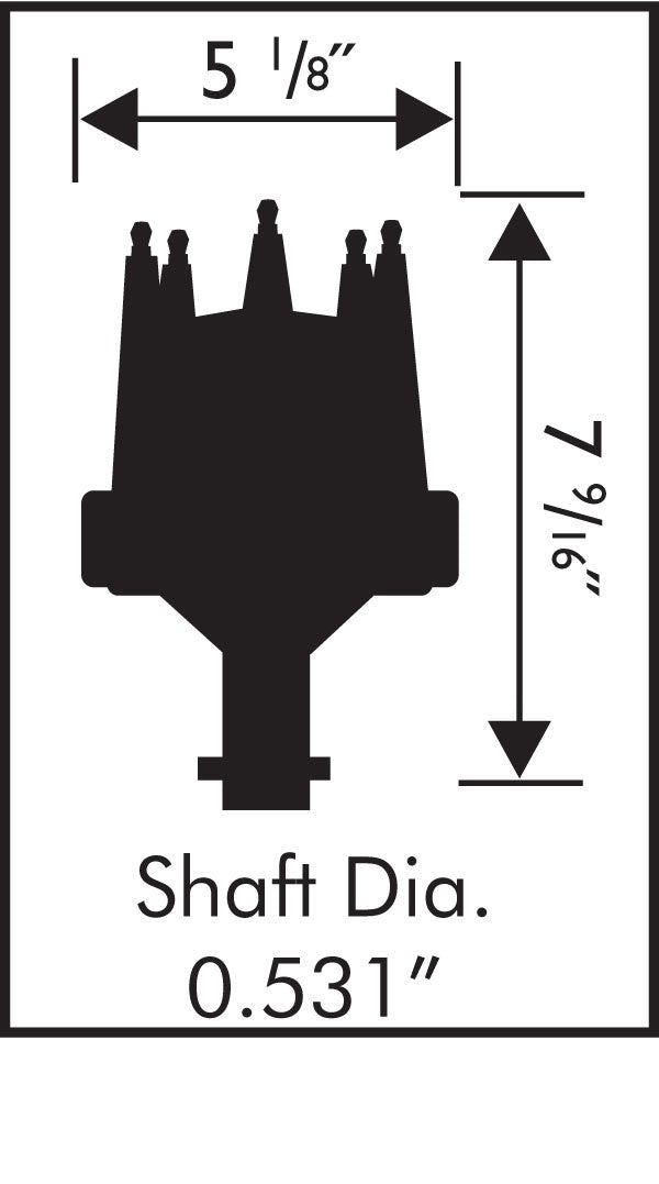 Ford FE Pro-Billet Distributor - Photo - out of package Bottom