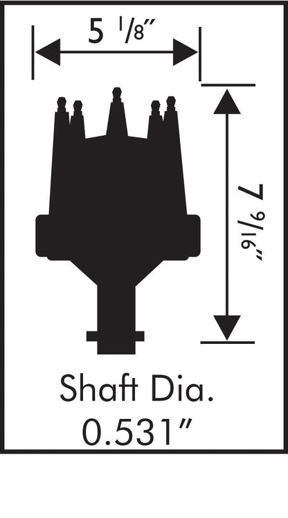 Ford FE Pro-Billet Distributor - Photo - out of package Bottom