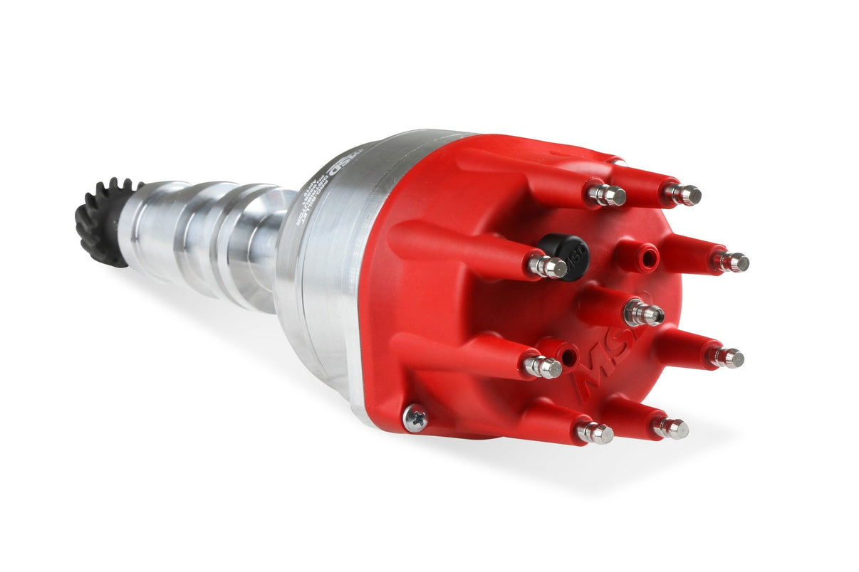 MSD Distributor, Ford FE, Ready-to-Run, Steel Gear - Photo - out of package Back
