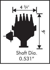 Distributor, Ford FE, Ready-to-Run - Ford FE Ready-to-Run Distributor