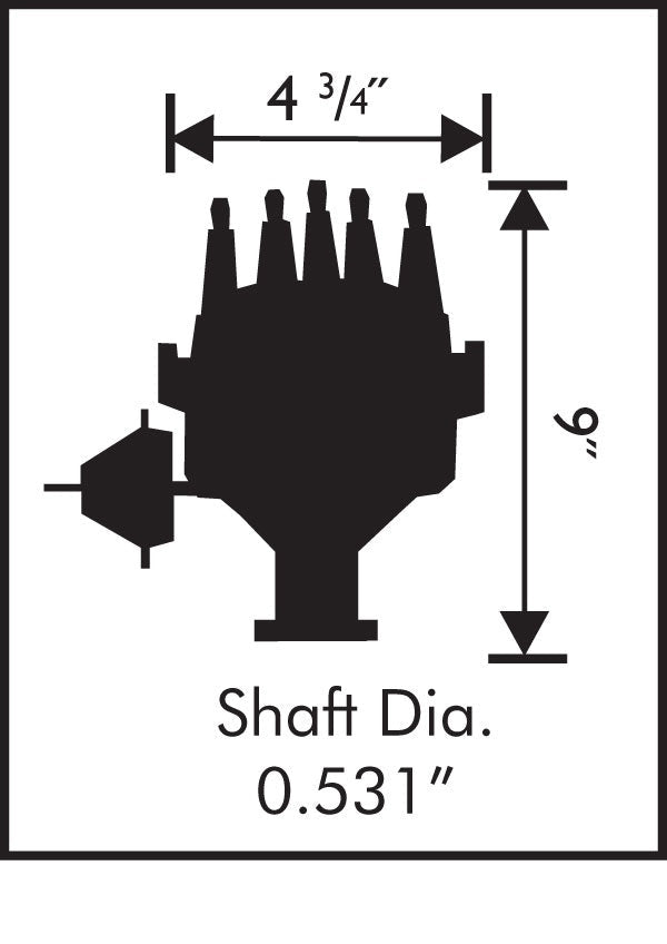 Ford FE Ready-to-Run Distributor - Photo - Primary Angle
