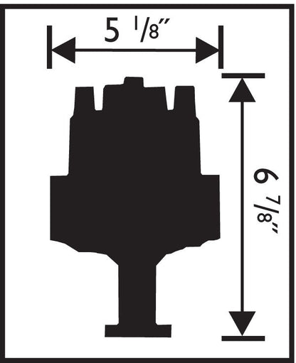 Distributeur, Billet, Chevy V6 Even-Fire - Distributeur Pro-Billet pour Chevy V6 Even-Fire