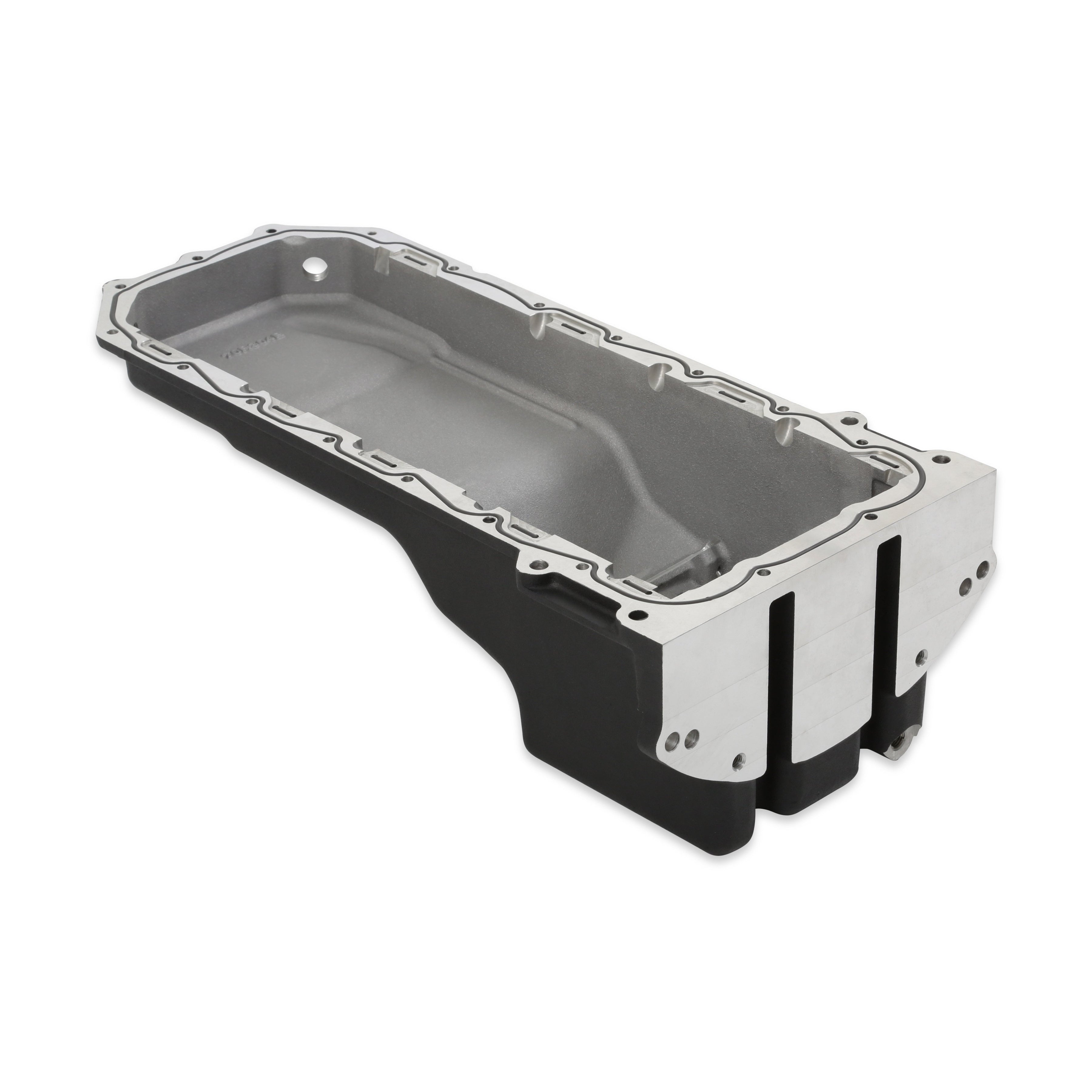 Holley Gen III Hemi Swap Oil Pan - Rear-Sump - Black - VVT - Photo - out of package Top