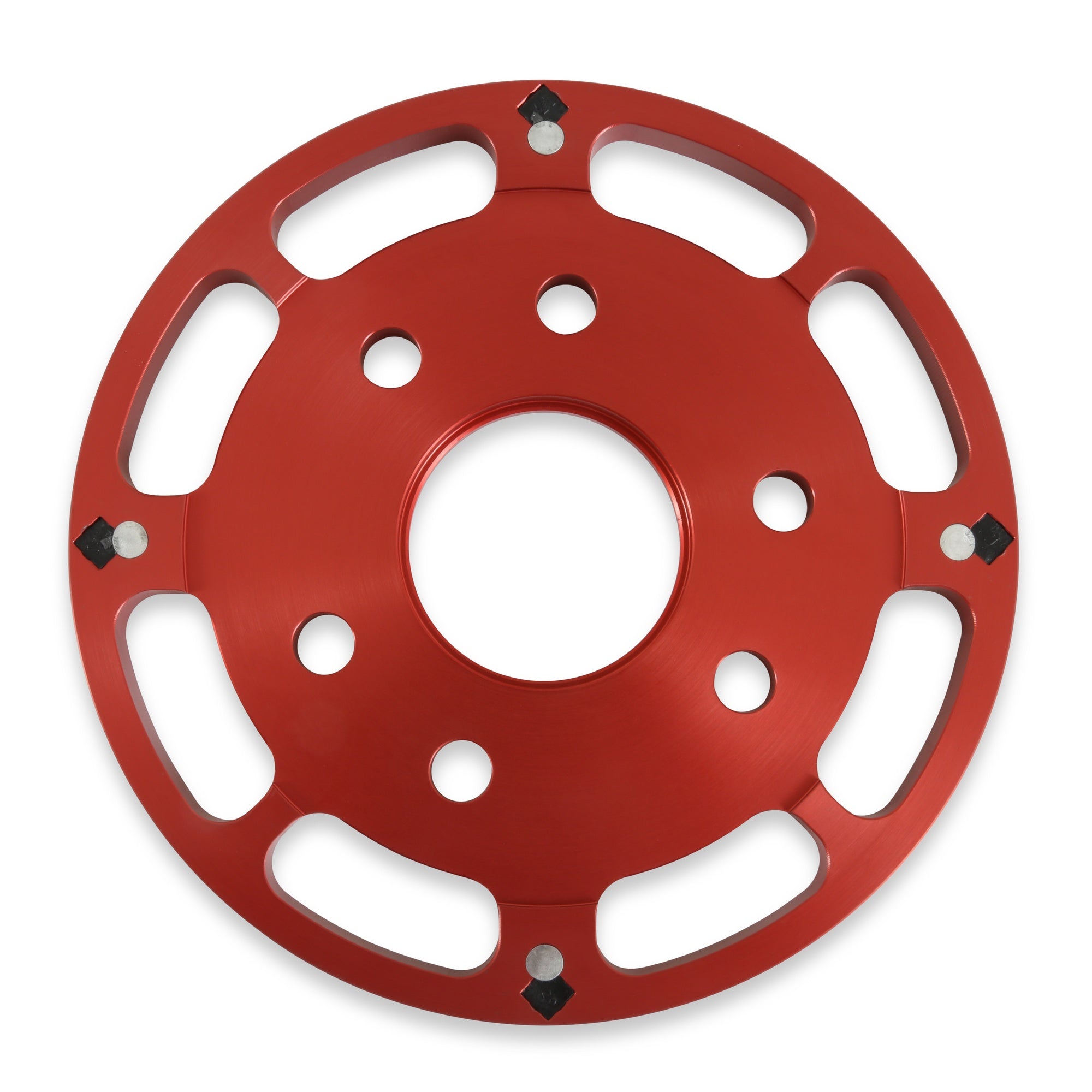 MSD Crank Trigger Wheel Kit - Flying Magnet - SBC - 6.25 in. - Photo - Close Up Left