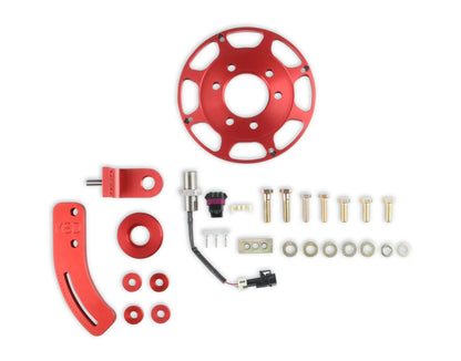 Crank Trigger Kit, SB Chevy, Hall Effect - MSD Crank Trigger Wheel Kit - Flying Magnet - Hall-Effect  - SBC - 7 in.