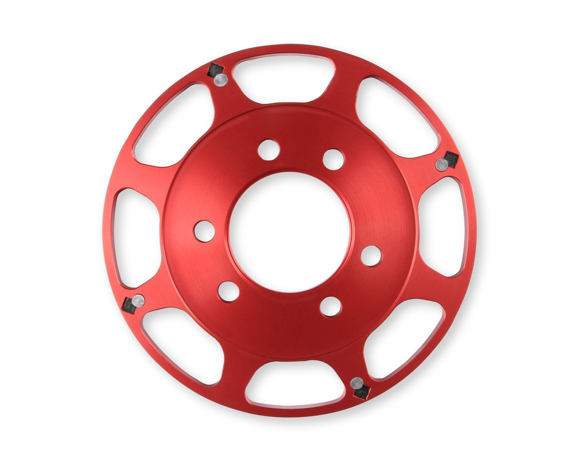 MSD Crank Trigger Wheel Kit - Flying Magnet - Hall-Effect  - SBC - 7 in. - Photo - out of package Left