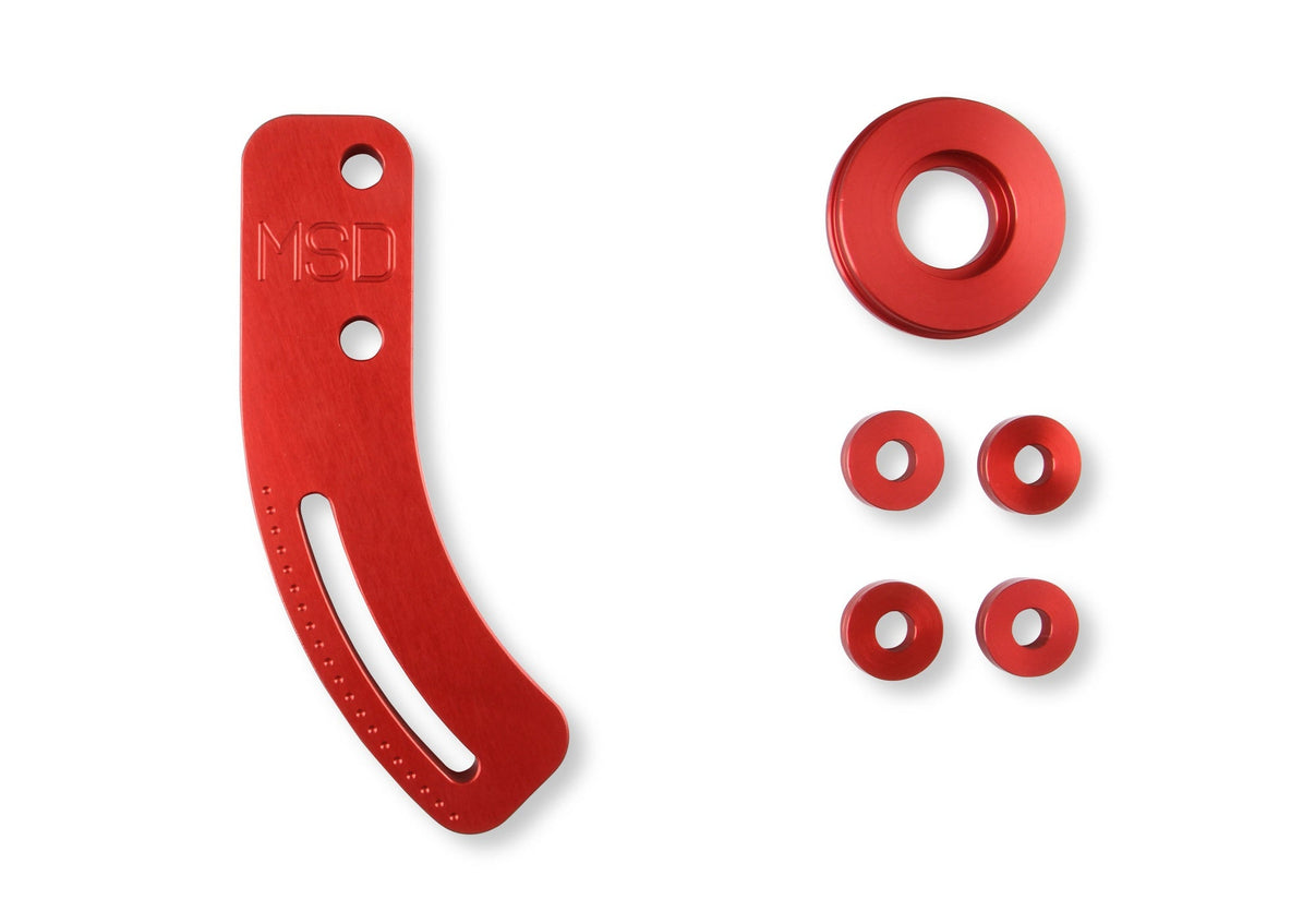 MSD Crank Trigger Wheel Kit - Flying Magnet - Hall-Effect  - SBC - 7 in. - Photo - out of package Back