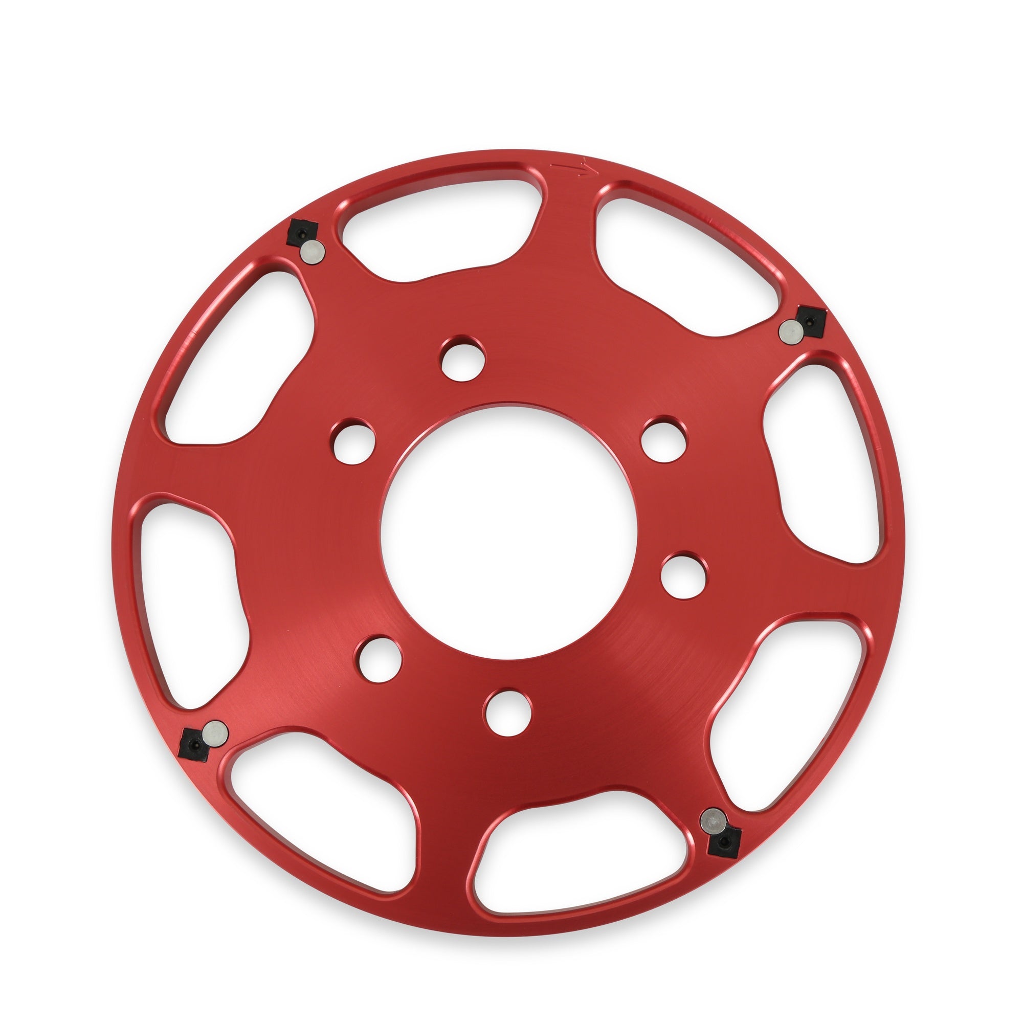 MSD Crank Trigger Wheel Kit - Flying Magnet - SBC - 7 in. - Photo - Close Up Right