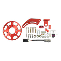 CRANK TRIGGER KIT, CHEVY LS, 6.56 WHEEL - MSD Crank Trigger Kit - Flying Magnet - Hall-Effect - LS Gen III/IV - 6.56 in.