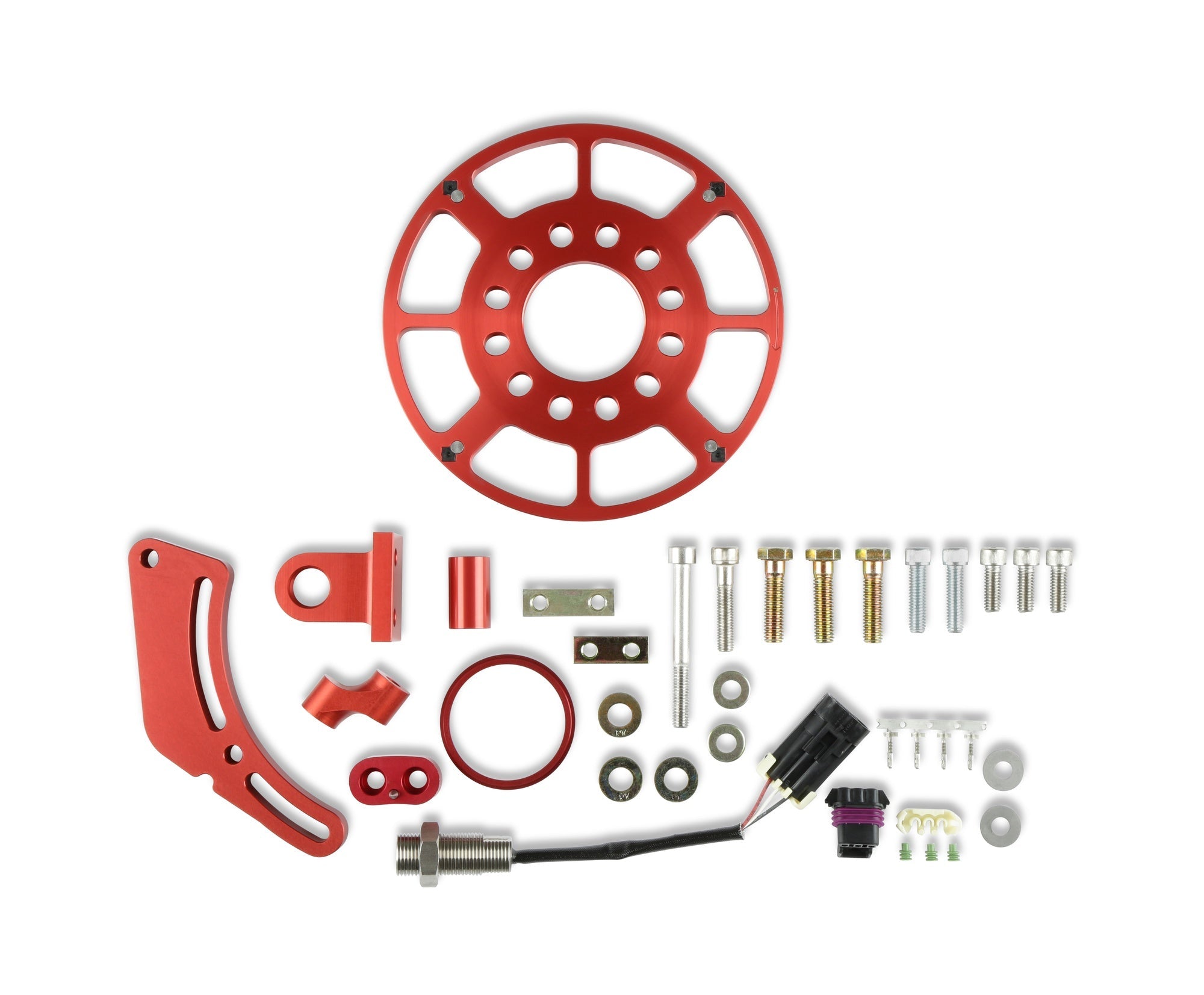 MSD Crank Trigger Kit - Flying Magnet - Hall-Effect - LS Gen III/IV - 7.25 In. - Photo - Primary Front