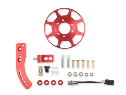 Crank Trigger Kit, BB Chevy, Hall Effect - MSD Crank Trigger Wheel Kit - Flying Magnet - Hall-Effect  - BBC - 8 in.