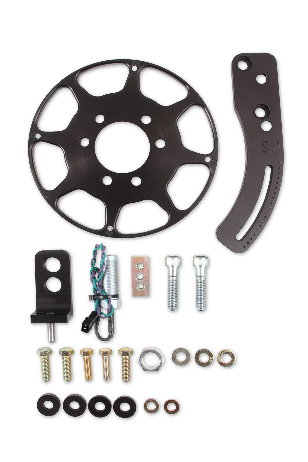 MSD Crank Trigger Wheel Kit - Flying Magnet - BBC - 8 in. - Photo - Primary Front