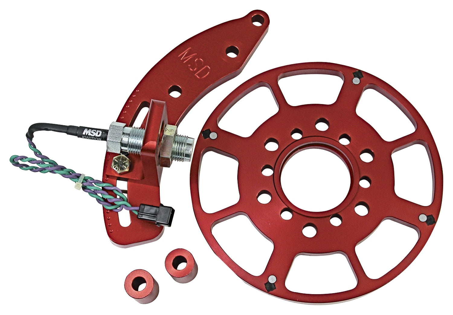 MSD Crank Trigger Wheel Kit - Flying Magnet - Chrysler Small Block - 7.25 in. - Photo - Primary Front