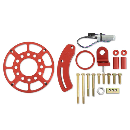 MSD Crank Trigger Wheel Kit - Flying Magnet - SBF - Windsor - Photo - Primary Front