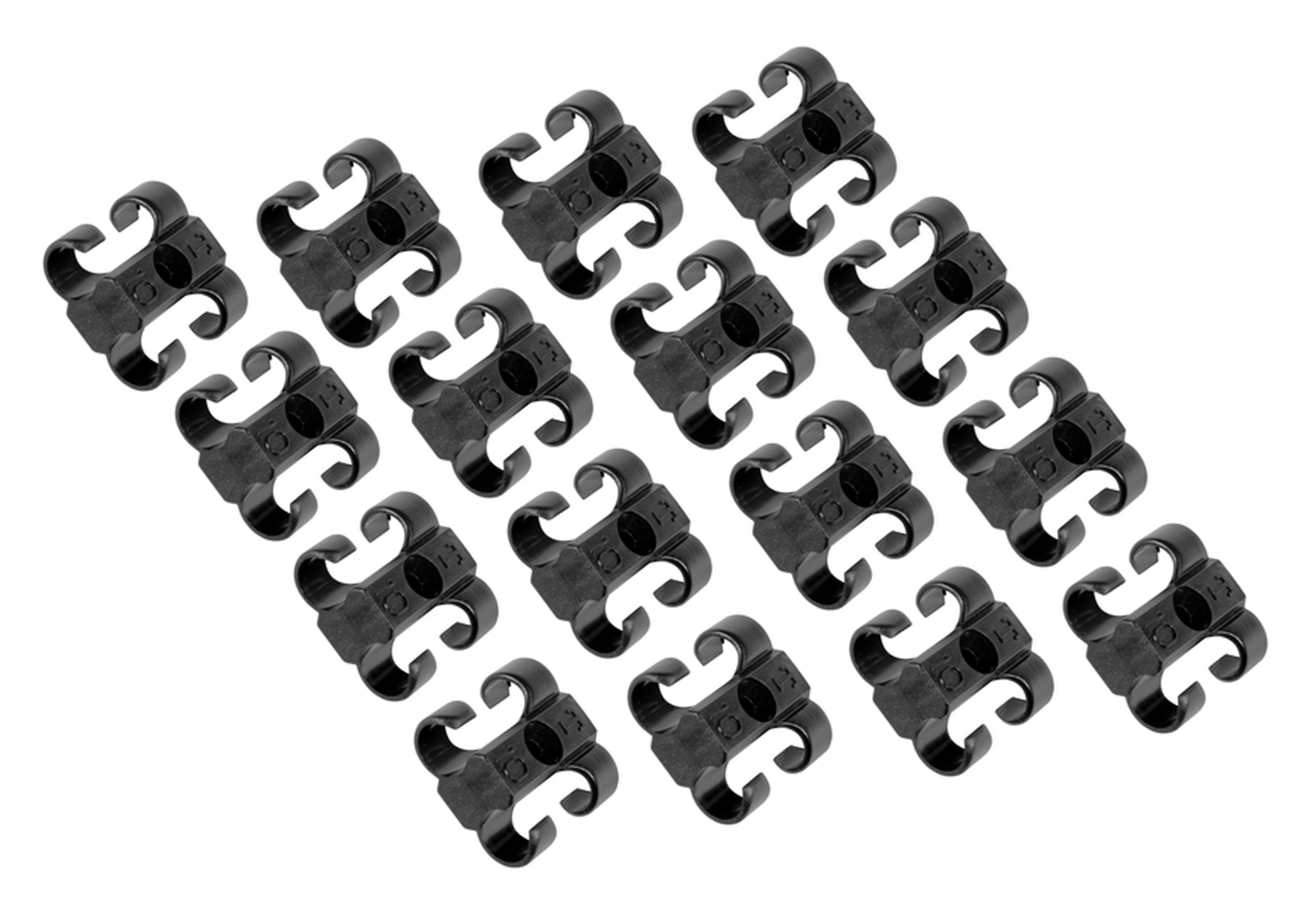 MSD Dual Plug Wire Separators, Set of 16, for Sleeved 8-8.5mm Wires - Photo - out of package Right