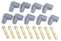 Boots/Terminals, 90 Deg. Socket - Boot & Terminal Kit 90 Deg Female Socket Style Gray