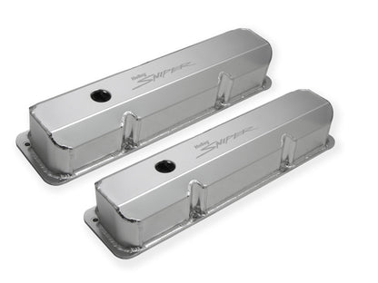 SNIPER FAB ALUMINIUM V/C SLV FORD FE - Sniper Ventildæksel - Fremstillet Aluminium - Ford FE - Høj - Naturanodiseret