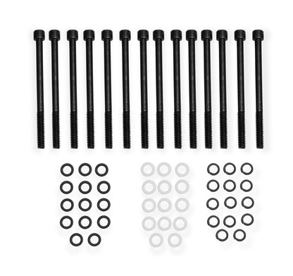 Cache-soupapes Sniper en aluminium noir pour BBC 396-454, épaisseur - Noir